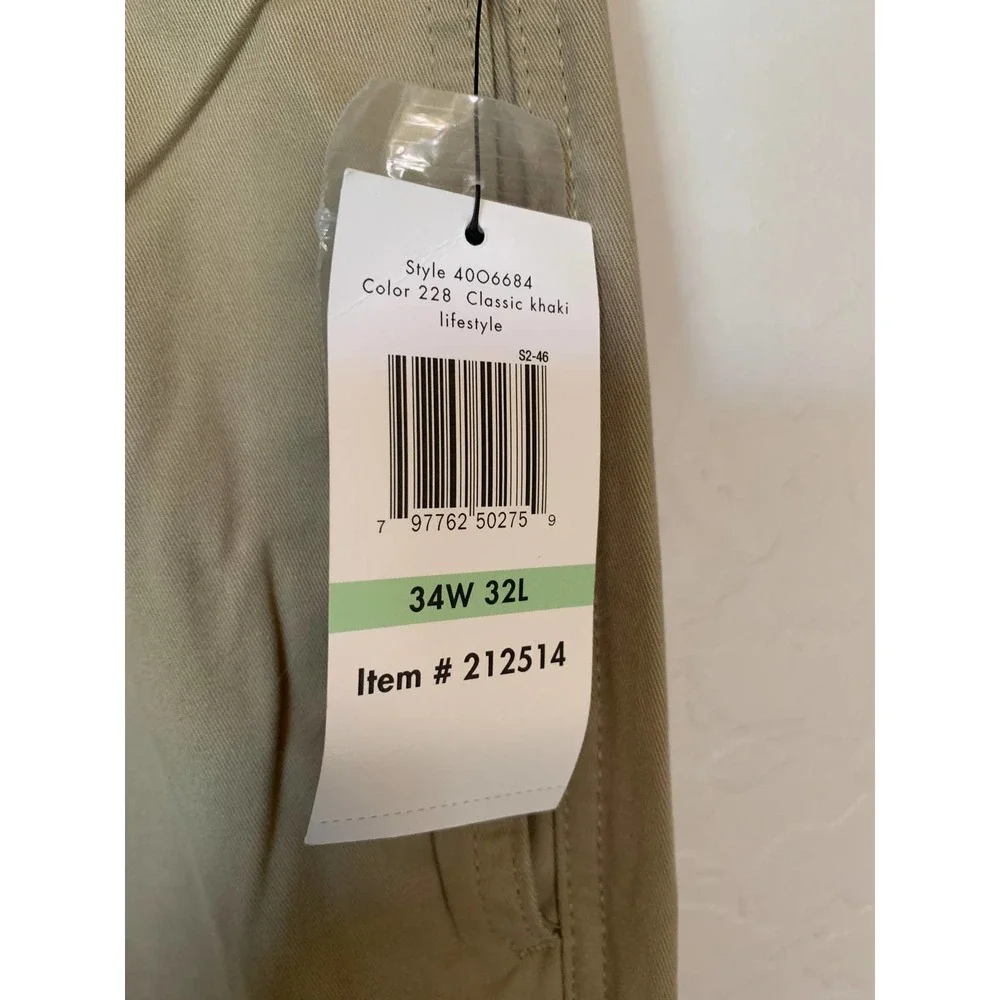 NEW Calvin Klein | Classic Khaki Pant Size 34x32 - Picture 2 of 8